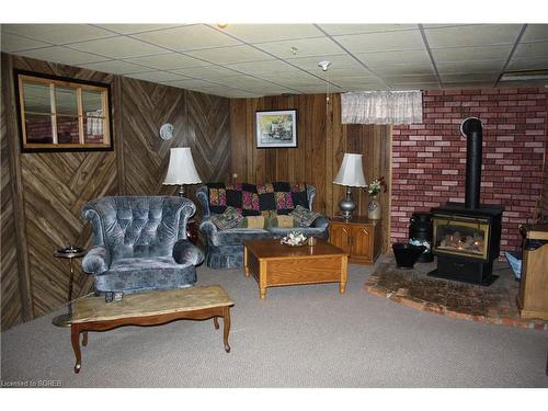 22 George Street, Langton, ON - Indoor With Fireplace