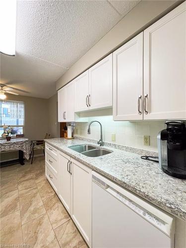 405-17 Mill Pond Court, Simcoe, ON - Indoor Photo Showing Kitchen With Double Sink