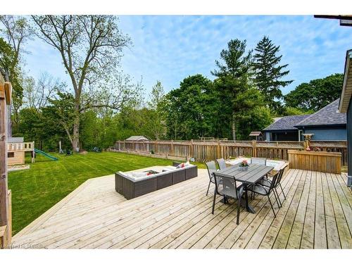 406 Nelson Street W, Port Dover, ON - Outdoor With Deck Patio Veranda With Backyard