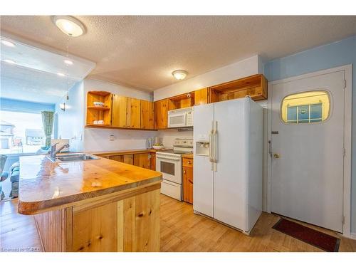 48 Bee Street, St. Williams, ON - Indoor Photo Showing Kitchen With Double Sink