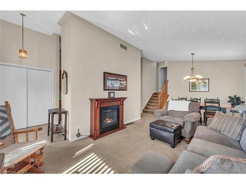 31 Leslie Avenue, Port Dover, ON - Indoor Photo Showing Living Room With Fireplace