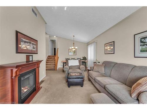 31 Leslie Avenue, Port Dover, ON - Indoor Photo Showing Living Room With Fireplace