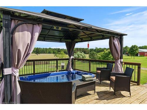 1174 Charlotteville 2 Road, Vittoria, ON - Outdoor With Above Ground Pool With Deck Patio Veranda With Exterior