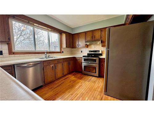 4147 Lakeshore Road, St. Williams, ON - Indoor Photo Showing Kitchen With Double Sink