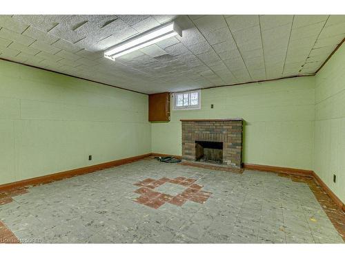 56858 Tunnel Line, Vienna, ON - Indoor With Fireplace