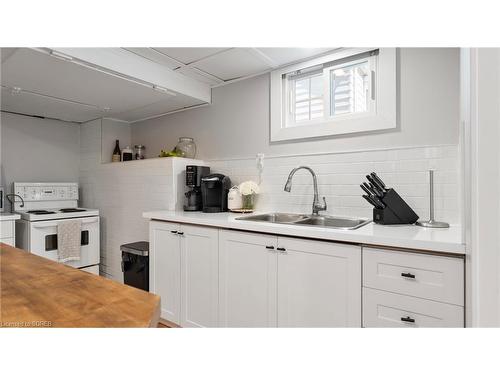 22 Church Street E, Delhi, ON - Indoor Photo Showing Kitchen With Double Sink