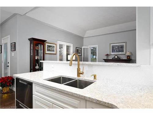 17 Mulberry Lane, Port Dover, ON - Indoor Photo Showing Kitchen With Double Sink