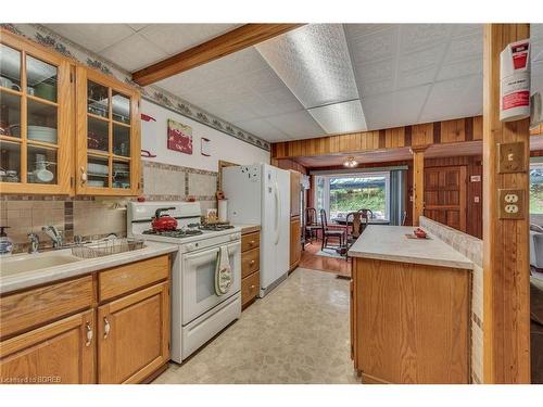 8 Regent Street, Port Dover, ON - Indoor Photo Showing Kitchen With Double Sink