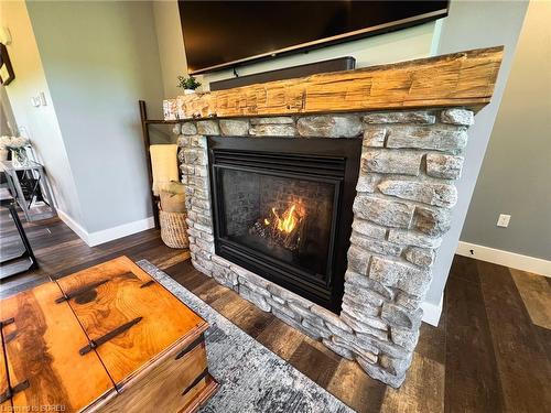 1577 Concession 6 Townsend Road, Waterford, ON - Indoor Photo Showing Living Room With Fireplace