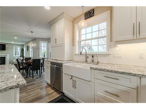 883 Lynedoch Road, Simcoe, ON - Indoor Photo Showing Kitchen With Double Sink With Upgraded Kitchen