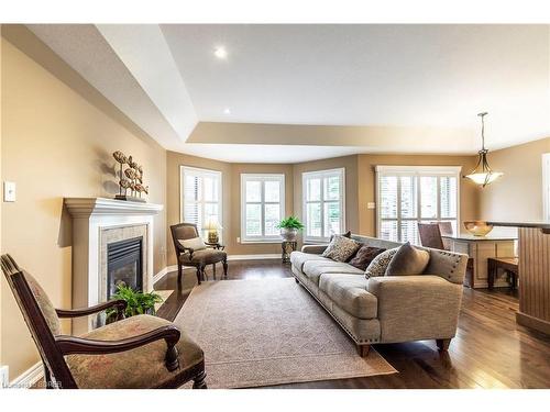 51 Sea Breeze Drive, Port Dover, ON - Indoor Photo Showing Living Room With Fireplace