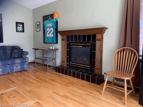 26 Thomson Road, Simcoe, ON - Indoor Photo Showing Living Room With Fireplace