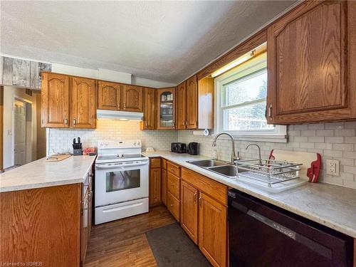 1191 Windham Road 12, Simcoe, ON - Indoor Photo Showing Kitchen With Double Sink