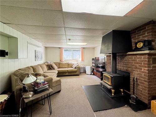 1191 Windham Road 12, Simcoe, ON - Indoor With Fireplace