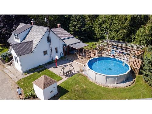 1191 Windham Road 12, Simcoe, ON - Outdoor With Above Ground Pool