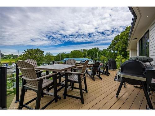 34 Grand Street, Port Dover, ON - Outdoor With Body Of Water With Deck Patio Veranda With View With Exterior