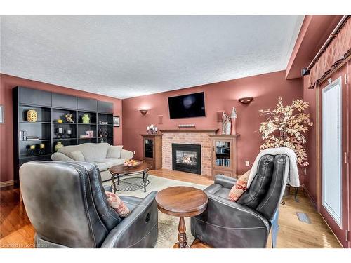 62 Lee Avenue, Simcoe, ON - Indoor Photo Showing Living Room With Fireplace