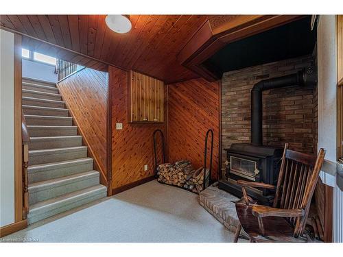 20 Van Norman Street, Charlotteville, ON - Indoor Photo Showing Other Room With Fireplace