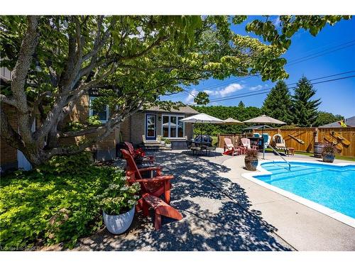 28 Donjon Boulevard, Port Dover, ON - Outdoor With In Ground Pool