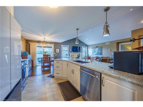 117 Angler Avenue, Port Dover, ON - Indoor Photo Showing Kitchen With Double Sink