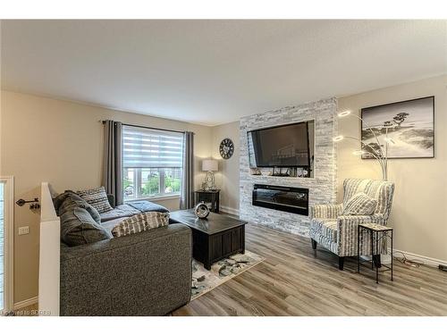 13 Galinee Trail, Port Dover, ON - Indoor Photo Showing Living Room With Fireplace