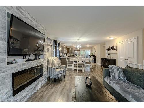 13 Galinee Trail, Port Dover, ON - Indoor Photo Showing Living Room With Fireplace