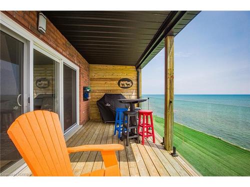 118 Brown Street, Port Dover, ON - Outdoor With Body Of Water With Deck Patio Veranda With Exterior