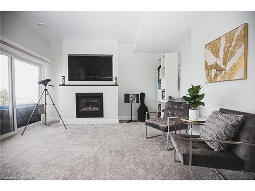 118 Brown Street, Port Dover, ON - Indoor Photo Showing Living Room With Fireplace