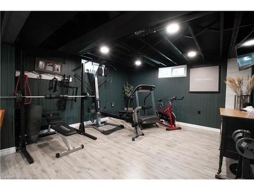 64 Rokeby Side Rd, Norfolk, ON - Indoor Photo Showing Gym Room