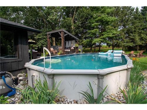 64 Rokeby Side Rd, Norfolk, ON - Outdoor With Above Ground Pool With Backyard