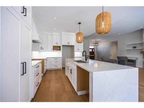 120 Newport Lane, Port Dover, ON - Indoor Photo Showing Kitchen With Double Sink With Upgraded Kitchen