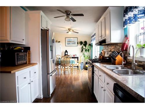 22 Cricklewood Crescent, Nanticoke, ON - Indoor Photo Showing Kitchen With Double Sink