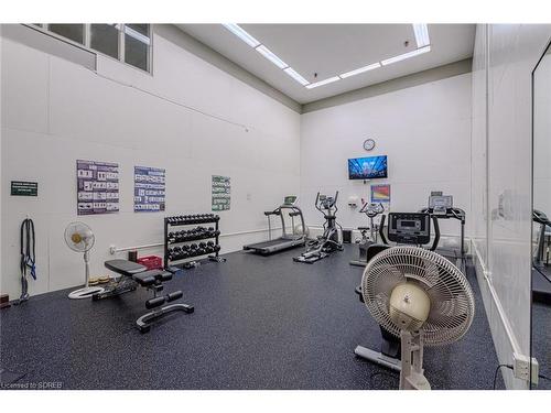 1203-6500 Montevideo Road, Mississauga, ON - Indoor Photo Showing Gym Room