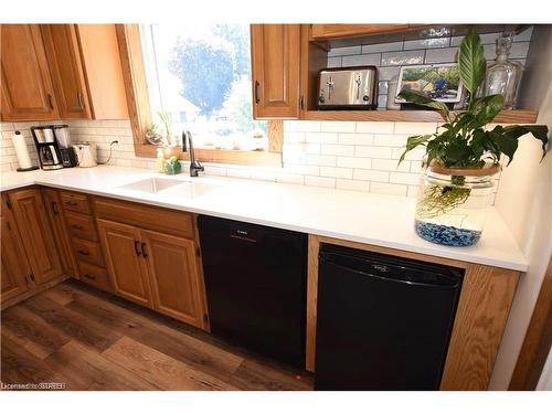 22 Charlton Crescent, Simcoe, ON - Indoor Photo Showing Kitchen With Double Sink