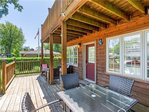 341 Cedar Drive, Turkey Point, ON - Outdoor With Deck Patio Veranda With Exterior