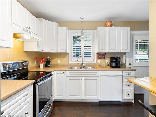 341 Cedar Drive, Turkey Point, ON - Indoor Photo Showing Kitchen With Stainless Steel Kitchen With Double Sink