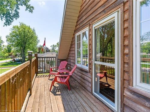 341 Cedar Drive, Turkey Point, ON - Outdoor With Deck Patio Veranda With Exterior