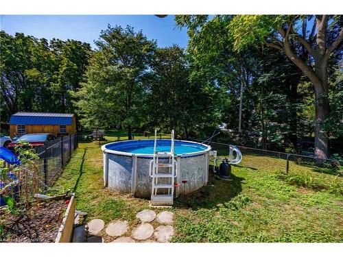 356 Norfolk Street S, Simcoe, ON - Outdoor With Above Ground Pool With Backyard