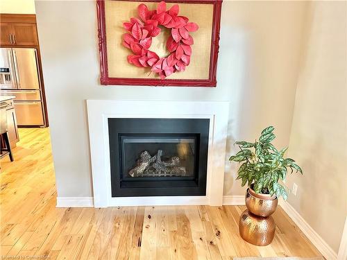 605 Gage Street, Delhi, ON - Indoor Photo Showing Living Room With Fireplace