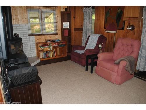 303 Erie Boulevard, Long Point, ON - Indoor With Fireplace