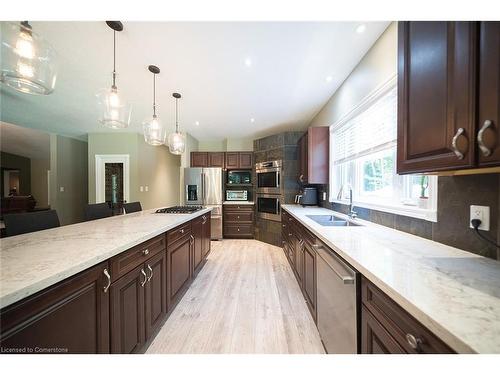 156 St. Johns Road West, Simcoe, ON - Indoor Photo Showing Kitchen With Double Sink With Upgraded Kitchen