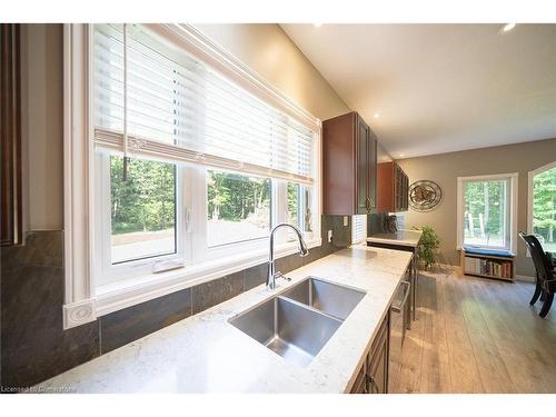 156 St. Johns Road West, Simcoe, ON - Indoor Photo Showing Kitchen With Double Sink