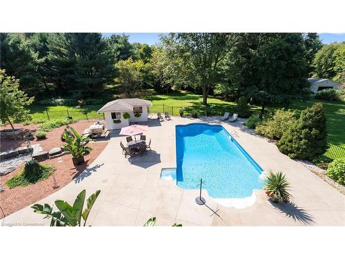 224 Hillcrest Road, Simcoe, ON - Outdoor With In Ground Pool With Backyard