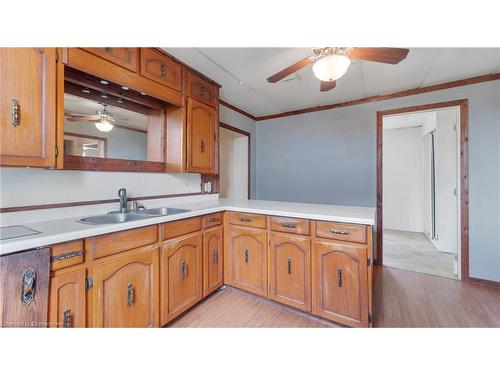 212 Grove Street, Simcoe, ON - Indoor Photo Showing Kitchen With Double Sink