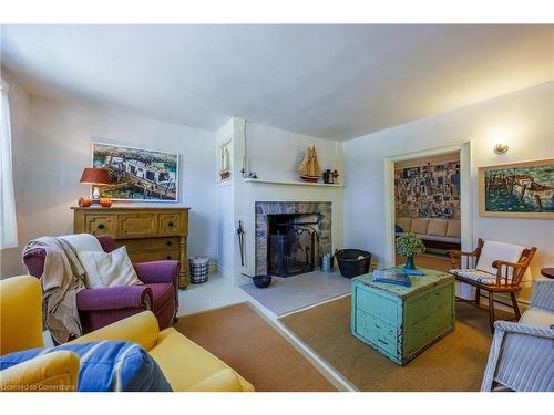 16 Erieus Street, Port Burwell, ON - Indoor Photo Showing Living Room With Fireplace