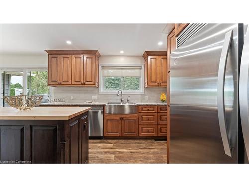 373 Decou Road, Simcoe, ON - Indoor Photo Showing Kitchen With Stainless Steel Kitchen With Upgraded Kitchen