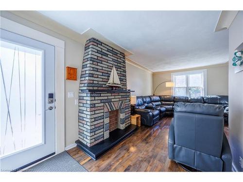 10 First Ave, Port Dover, ON - Indoor Photo Showing Living Room With Fireplace