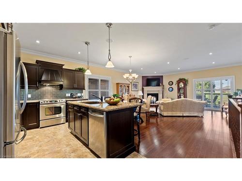 139 St. Michaels Street, Delhi, ON - Indoor Photo Showing Kitchen With Stainless Steel Kitchen With Upgraded Kitchen