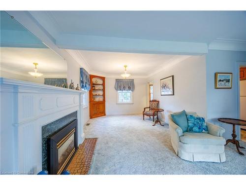 183 Church Street E, Delhi, ON - Indoor Photo Showing Living Room With Fireplace