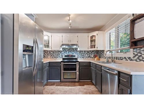 18 Rutherford Drive, Simcoe, ON - Indoor Photo Showing Kitchen With Double Sink